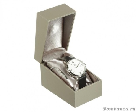 Часы Qudo, Varese, 804000 BW/S. Браслет в подарок